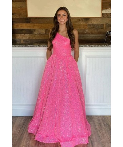 Sequin Prom Dresses for Women 2024 Long Ball Gown A-Line Spaghetti Formal Dresses CM142 A-dusty Rose $38.24 Dresses