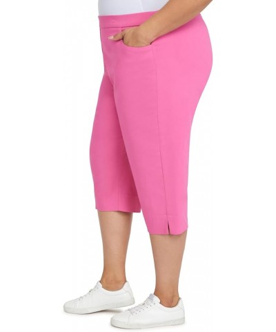 Womens Plus-Size Allure Clam Digger Capri Carnation $12.75 Pants