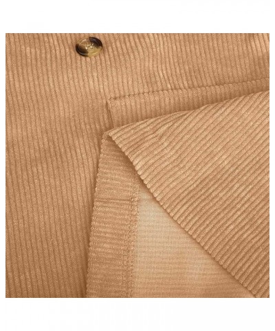 Womens Casual Corduroy Blazers Long Sleeve Open Front Button Boyfriend Work Office Jackets Blazer 2023 Fall Blazer 01khaki $1...