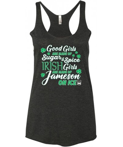 Magically Delicious Funny Irish Clover Drinking St. Patrick's Day Tri-Blend Racerback Tank Top Vintage Black/Irish Girls $13....