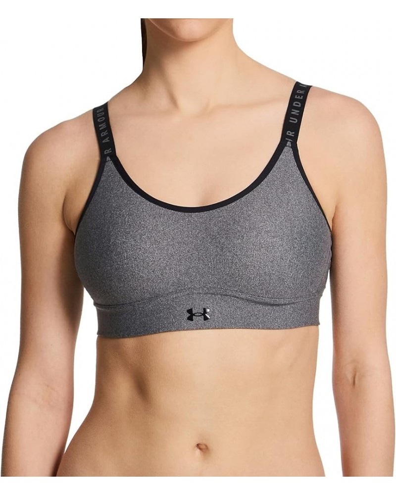 Women's High Impact Crossback Bra Charcoal Light Heather (019)/Sea Mist $17.86 Lingerie