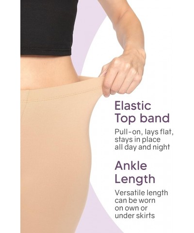 Women's and Plus Size Knee-Length and Ankle Length Leggings | X-Small- 7X Adult Full Length Purple $16.42 Leggings