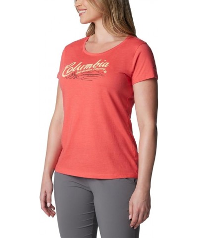 Women's Daisy Days Short Sleeve Graphic Tee Juicy Heather/Simply Scripted $14.24 Activewear