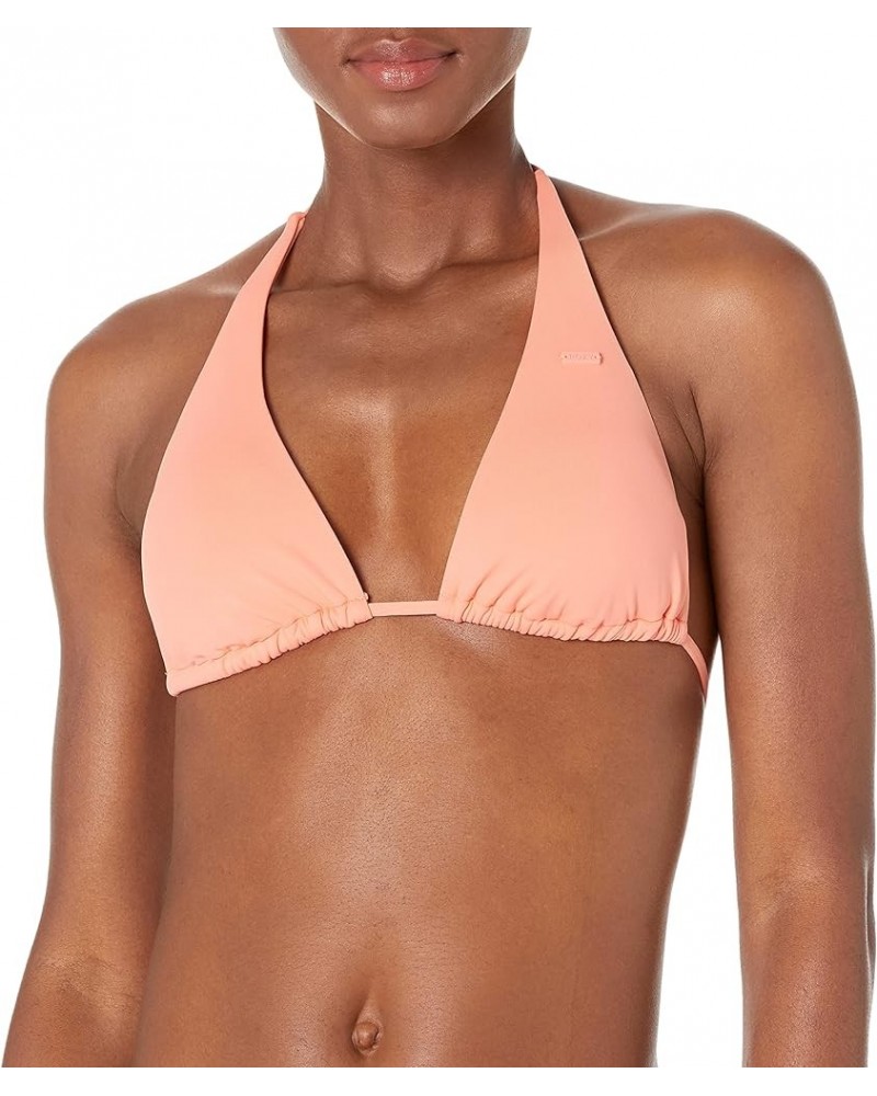 Women's Beach Classics Elongated Bikini Top Fusion Coral $14.70 Swimsuits