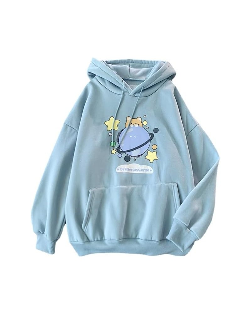 Cute Bear Hoodie Sweater Bear Clothes Anime Kawaii Oversized Hoodie for Teen Girls Women Aesthetic Y2K Kawaii Clothes School ...