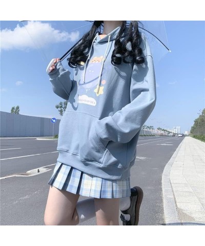 Cute Bear Hoodie Sweater Bear Clothes Anime Kawaii Oversized Hoodie for Teen Girls Women Aesthetic Y2K Kawaii Clothes School ...