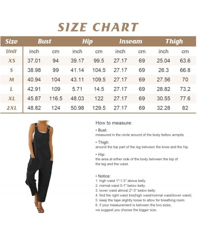 Women's Casual Sleeveless Loose Lightweight Embroider Baggy Suspender Linen Overalls Jumpsuits with Pocket Purple $13.97 Over...