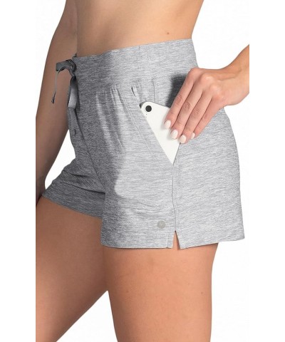 Lightweight Lounge Shorts - Casual Summer Jersey Shorts for Women 2 Pack - Heather Frost Gray / Heather Charcoal $12.97 Sleep...