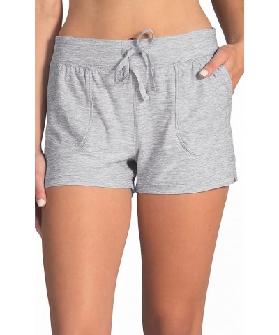 Lightweight Lounge Shorts - Casual Summer Jersey Shorts for Women 2 Pack - Heather Frost Gray / Heather Charcoal $12.97 Sleep...