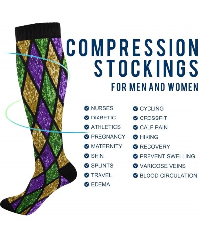 Socks for Women Men, Warm Comfort Athletic Crew Running Hiking Cycling Compression Socks 1 Color 6 $9.34 Activewear