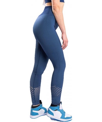 Women's Standard Sparring Seamless Leggings Navy Blue $18.91 Activewear