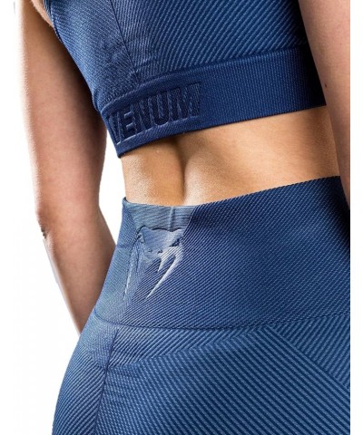 Women's Standard Sparring Seamless Leggings Navy Blue $18.91 Activewear