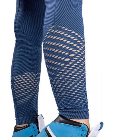 Women's Standard Sparring Seamless Leggings Navy Blue $18.91 Activewear