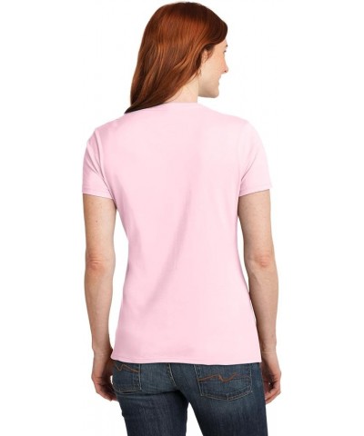 Women's Cooldri Short Sleeve Performance V-Neck T-Shirt (1 Pack) Pale Pink $6.69 Activewear