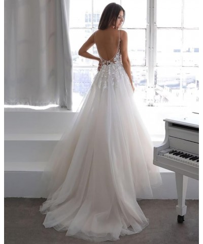 Mermaid Wedding Dress for Bridal 2024 Women's Lace Appliques Vintage V Neck Wedding Dresses Ball Gowns SYYS26 B-white $57.81 ...