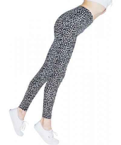 Women's Cotton Spandex Jersey Legging Leopard $9.55 Leggings