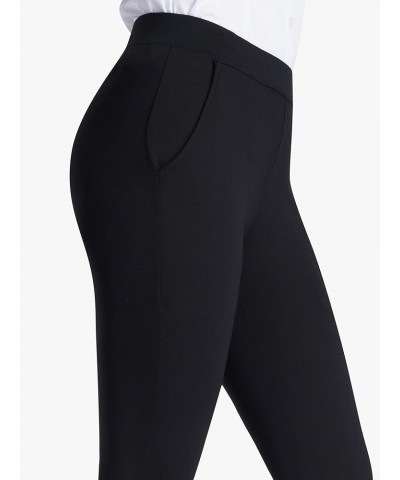 Women's Regular/Fleece Skinny Leg Work Pull on Slim Stretch Yoga Dress Pants w/Tummy Control Petite 27" Inseam Black $17.15 P...