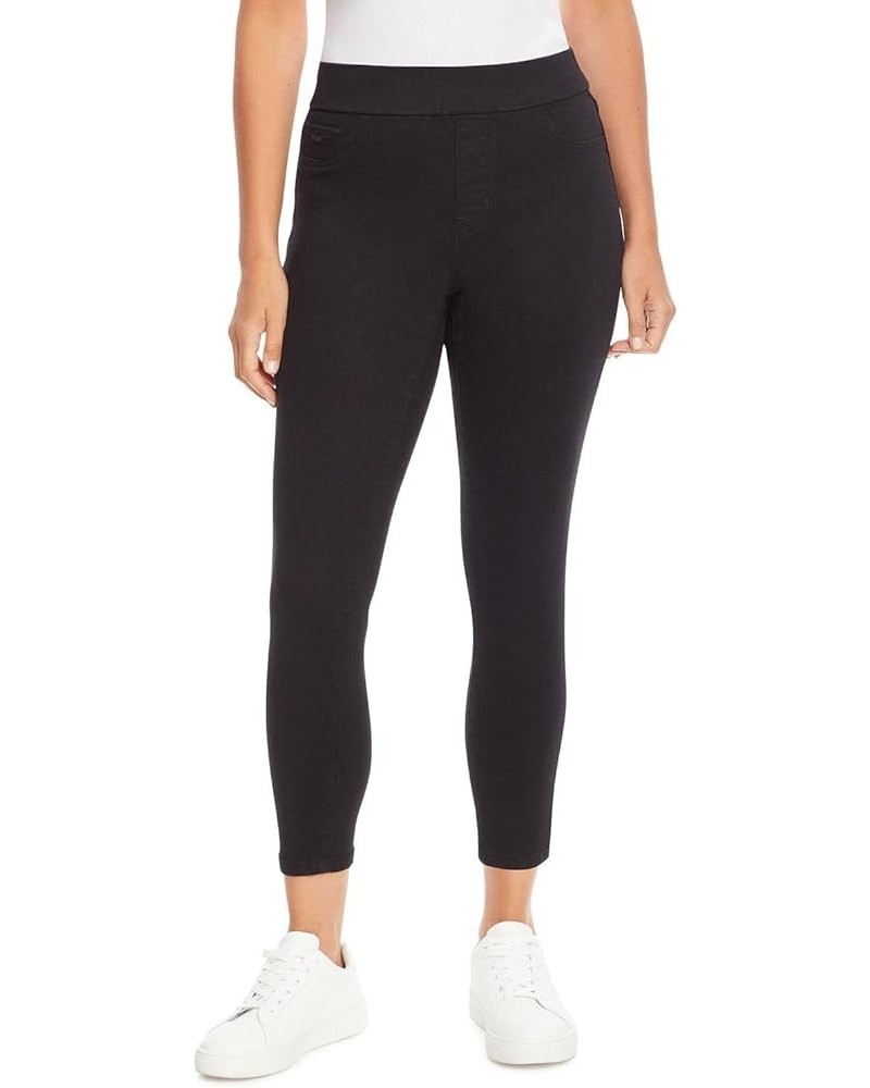 Heidi Pull-on Crop Skinny Jeans Standard Black-ii $9.89 Jeans