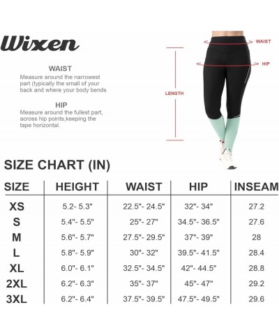 Wixen Women's Fleece Lined High Waisted Legging Water Resistance Thermal Legging Zip Pocket Winter Hiking Cold Weather Pant B...