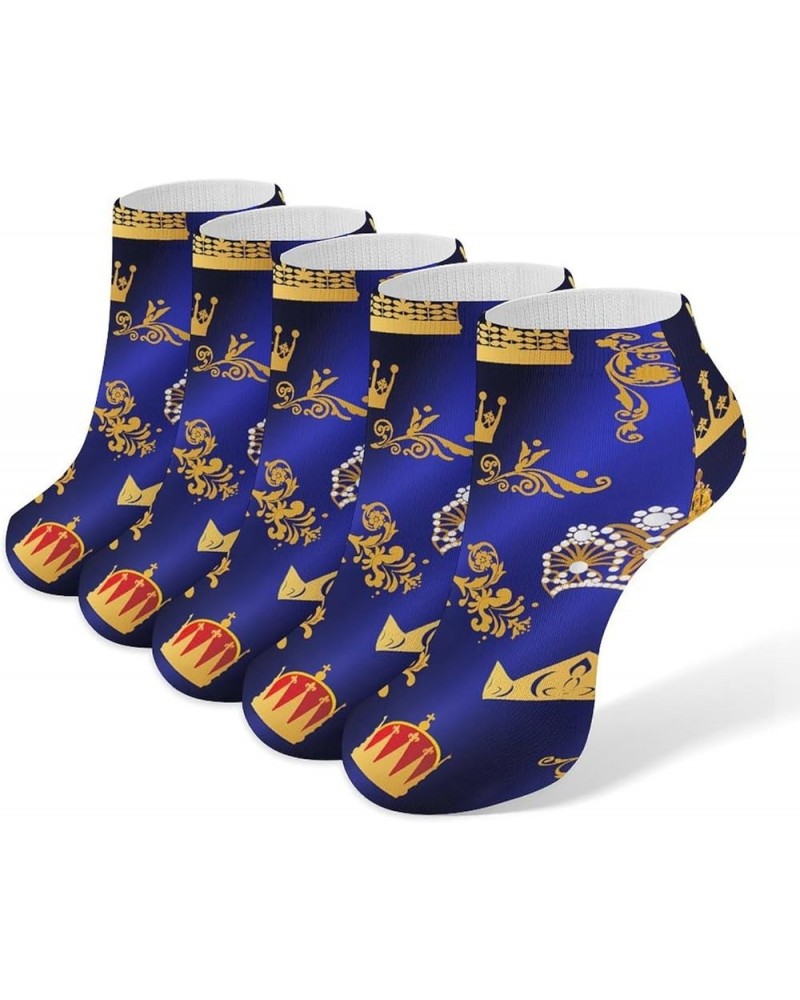 Unisex Novelty Socks Outdoor Dress Socks 5 Pairs, Hiking Camping Wicking Ankle Socks Pattern (160) $14.29 Activewear