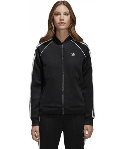 Women's Superstar Track Jacket Black/White/Black $19.37 Jackets