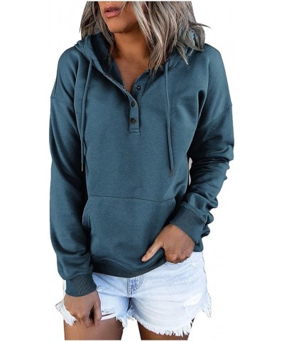 Women's Fall Sweatshirt 2023 Casual Fashion Solid Color Long Sleeve Pullover Hoodies Sweatshirts, S-2XL 1-navy $6.90 Hoodies ...