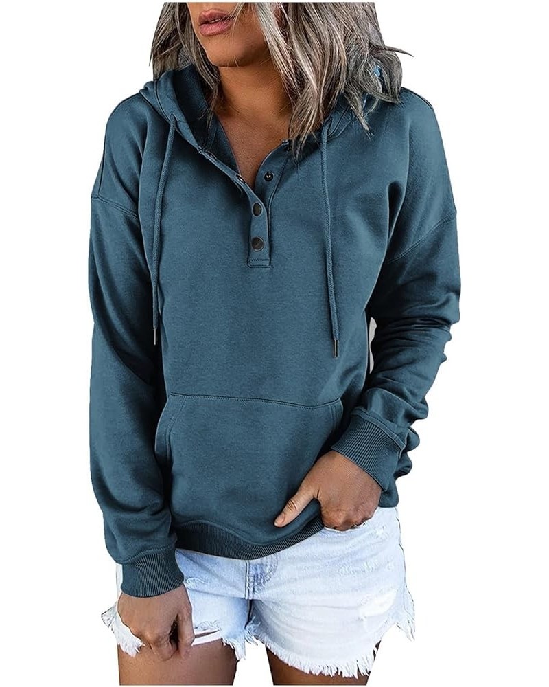 Women's Fall Sweatshirt 2023 Casual Fashion Solid Color Long Sleeve Pullover Hoodies Sweatshirts, S-2XL 1-navy $6.90 Hoodies ...