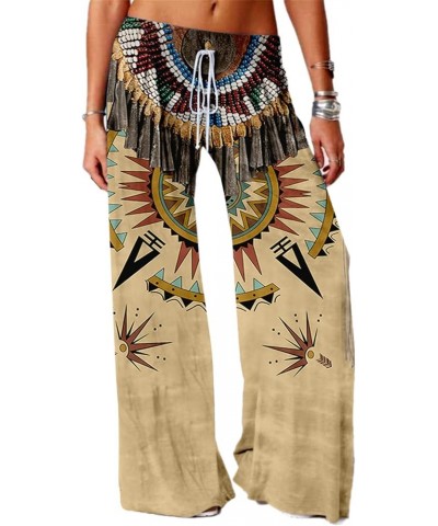 Native Indians Pants Women's Native American Plus Size Casual Pants Trousers Sun $13.67 Pants