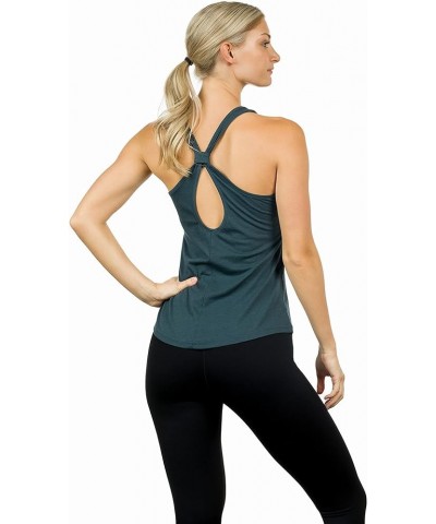 Womens X Knot Backless Style Yoga Tank Top Adiel-18 Style Dark Slate $10.99 Activewear