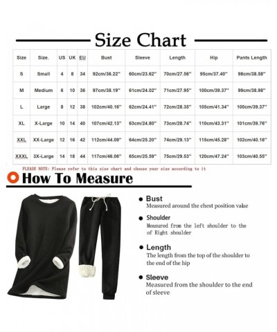 Womens 2 Piece Outfits Sweatsuits Sets Velvet Fleece Lined Comfy Lounge Set Warm Outdoor Athletic Matching Tracksuit Todays D...