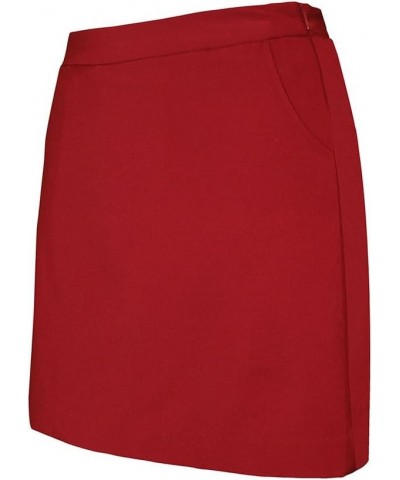 Women's Lightweight Raglan Golf Skort 4808 Caledonia Red $9.44 Skorts