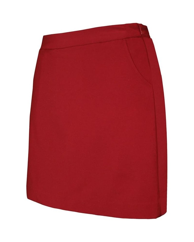 Women's Lightweight Raglan Golf Skort 4808 Caledonia Red $9.44 Skorts