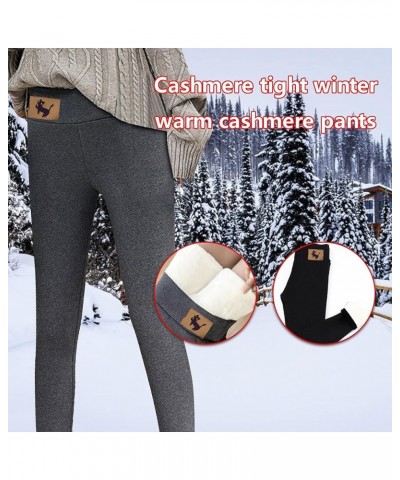 Warm Winter Fleece Lined Leggings for Women Ultra Soft Stretchy Thick Tights High Waisted Premium Yoga Pants 04gray $9.53 Leg...