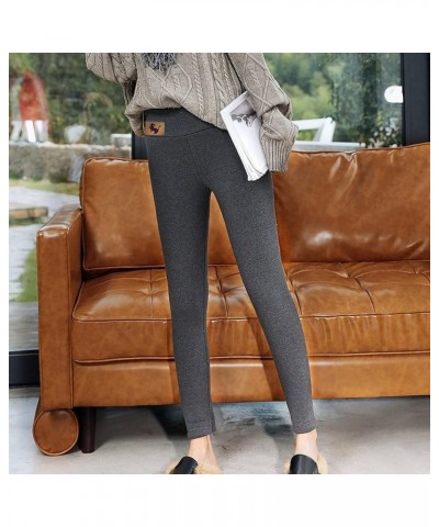 Warm Winter Fleece Lined Leggings for Women Ultra Soft Stretchy Thick Tights High Waisted Premium Yoga Pants 04gray $9.53 Leg...