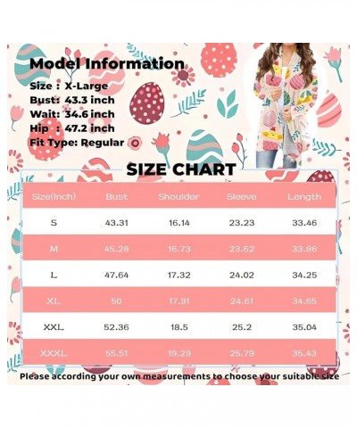 2024 Cute Easter Cardigan for Women,Ladies Long Sleeve Coat with Easter Print for Spring,Summer Girls Trendy Sweater Navy-1 $...