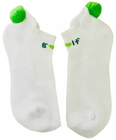 Golf Socks for Women - Athletic Golf Socks with Pom Pom Balls - Ankle Socks for Golf $9.87 Activewear