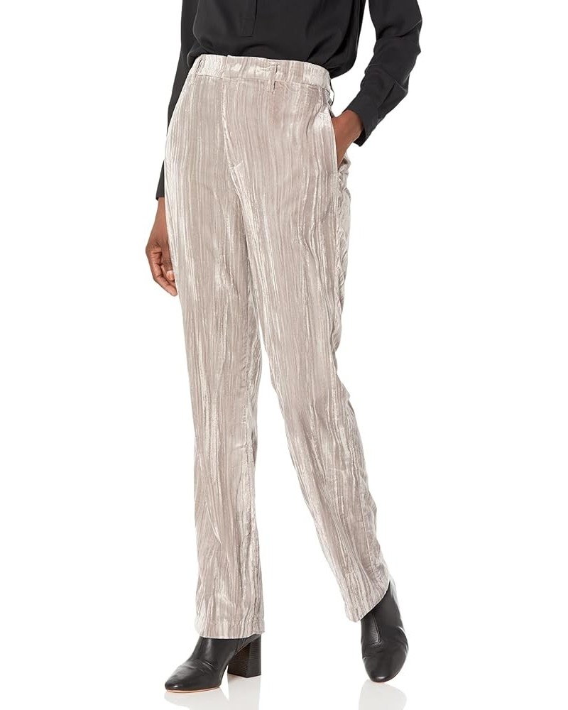 Women's Mercer Crushed Velvet Pant Silver $33.02 Pants