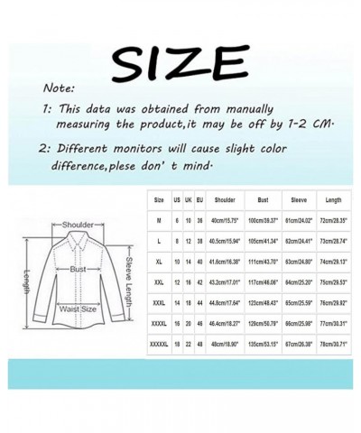 Blazer Jackets for Women Casual Long Sleeve Lapel Oversized Button Work Office Blazer Suit Jacket Plus Size 04-blue $7.19 Bla...