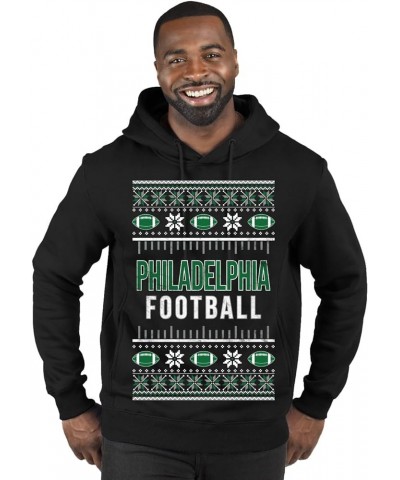 Philadelphia Fan | PHI Fantasy Football Sports Unisex Crewneck Sweatshirt Black Hoodie-xmas $21.99 Sweatshirts