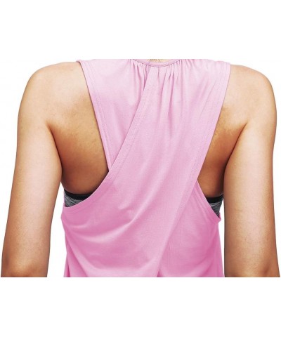 Workout Tops for Women Yoga Athletic Shirts Tank Tops Gym Summer Workout Clothes Pink $12.64 Activewear