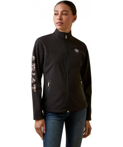 Women's New Team Softshell Jacket Black/Pony $43.18 Jackets