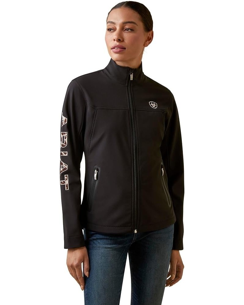 Women's New Team Softshell Jacket Black/Pony $43.18 Jackets