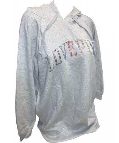 Pink Sweatshirt Dress Hoodie Oversize Pullover Color Gray Rainbow Shine Size X-Large New $38.03 Hoodies & Sweatshirts