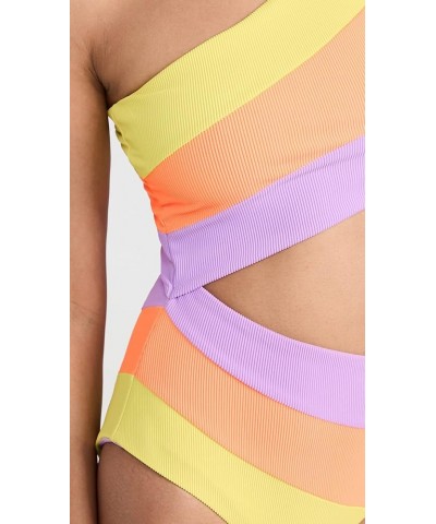 Women's Joyce One Piece Swimsuit Sundazed Color Block $65.74 Swimsuits