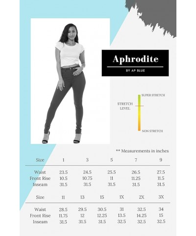 Aphrodite High Waisted Jeans for Women - High Rise Waist Skinny Slim Fit Stretch Casual Denim Pants with Back Pockets 1166 / ...