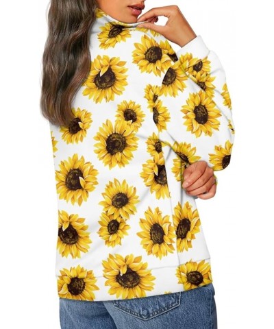 Oversized Hoodies for Women Half Zip Hoodie Sweater Trendy Long Sleeve Tops Fall Fashion Clothes Outfits 2023 Sunflower $17.9...