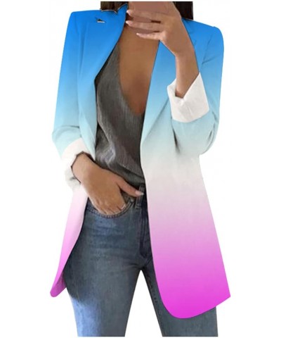 Blazer Jackets for Women,Womens Casual Blazers Open Front Long Sleeve Lapel Collar Work Office Jacket,Blazers Pink 25 $11.43 ...