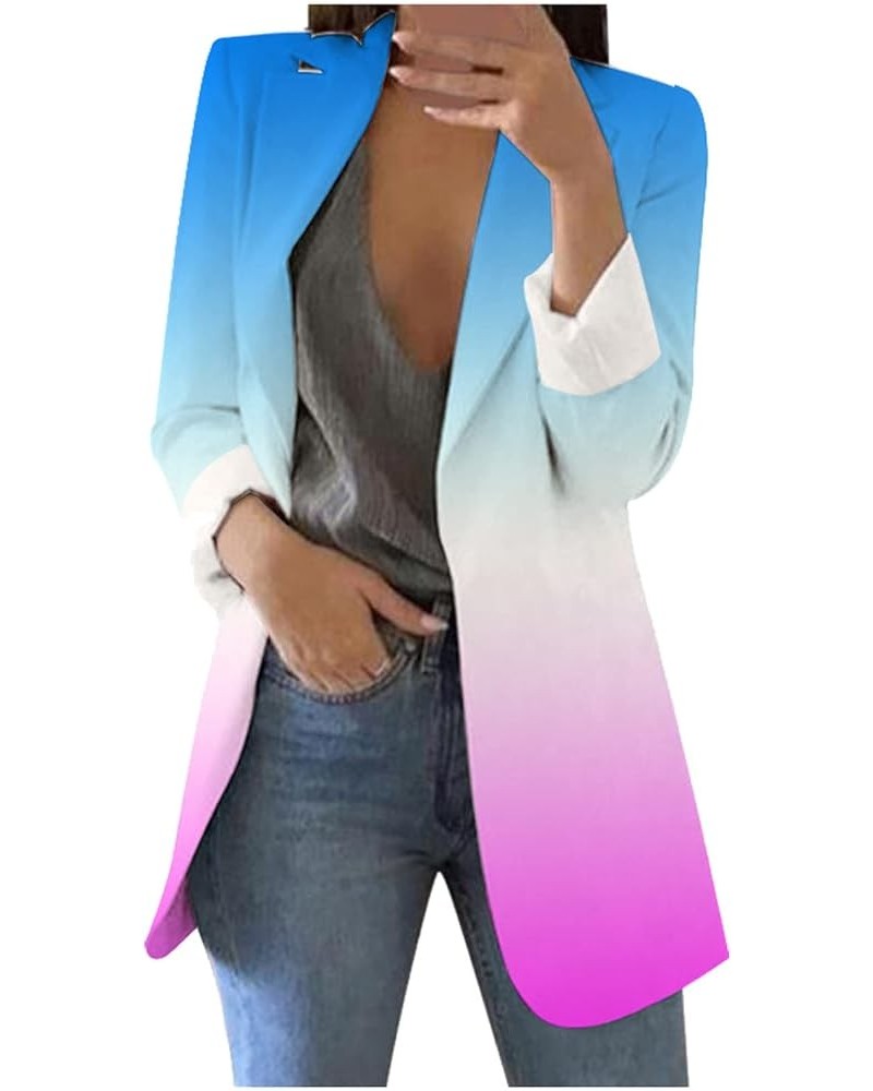 Blazer Jackets for Women,Womens Casual Blazers Open Front Long Sleeve Lapel Collar Work Office Jacket,Blazers Pink 25 $11.43 ...