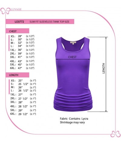 Women's Workout Tank Top Shirt - Racerback Casual Slim Fit Shirring Tops for Gym, Exercise, Yoga, Hiking Charcoal $12.67 Acti...