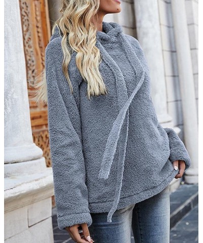 Women Long Sleeve Pullover Jumper Zipper Fleece Top Sweaters A-blue $16.50 Hoodies & Sweatshirts